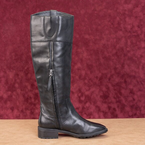 Sam Edelman Wmn Drina Black Leather Fashion Equestrian Riding Knee Boots sz 6.5M - Picture 10 of 10